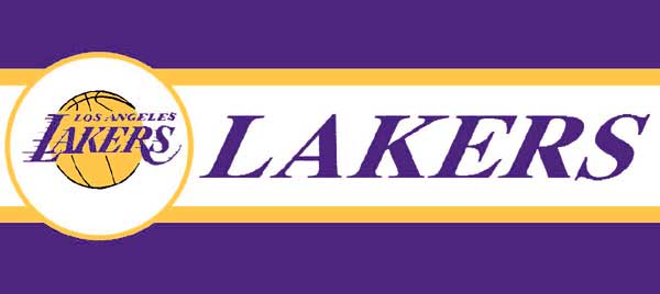 Los Angeles Lakers 7 Quot Tall Wallpaper Border