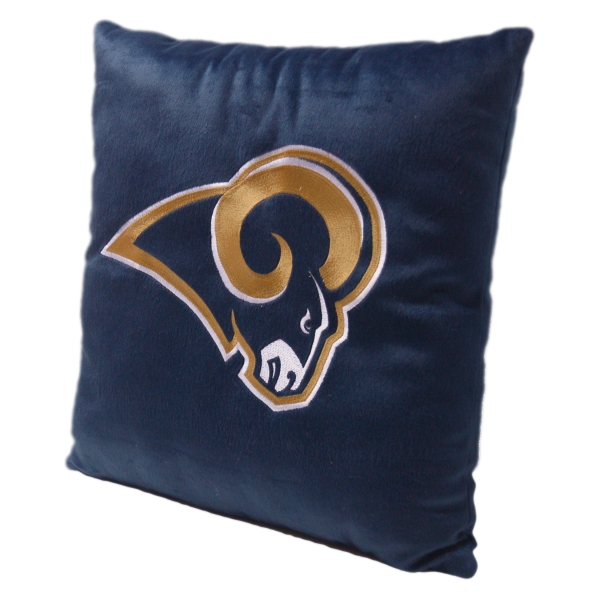 St Louis Rams Nfl 16 Embroidered Plush Pillow With Applique