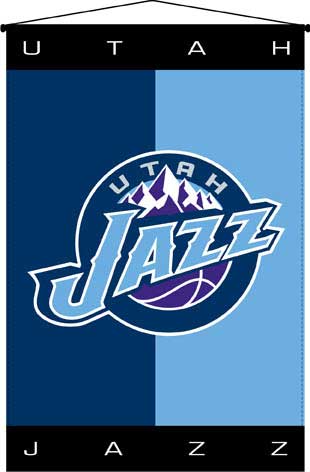Utah Jazz 29" x 45" Deluxe Wallhanging