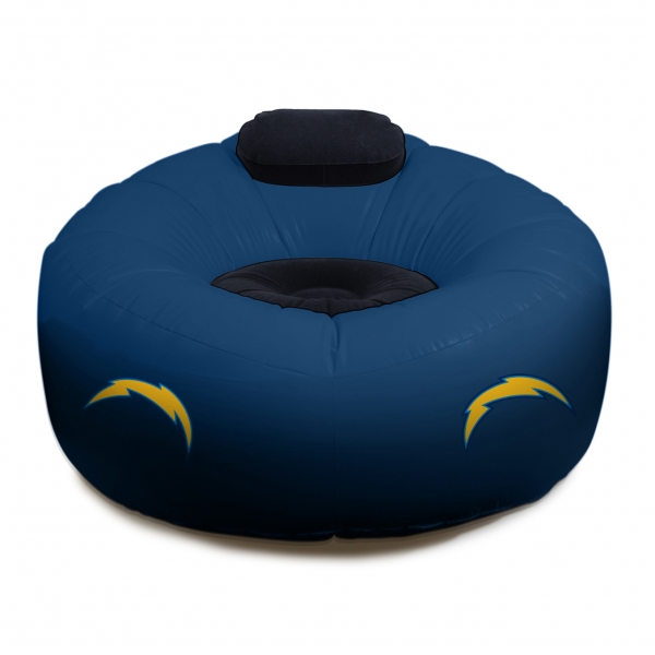 San Diego Chargers NFL Vinyl Inflatable Chair W Faux