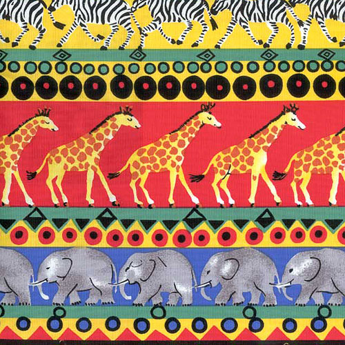 Serenghetti Summer Blanket - Animal Stripe