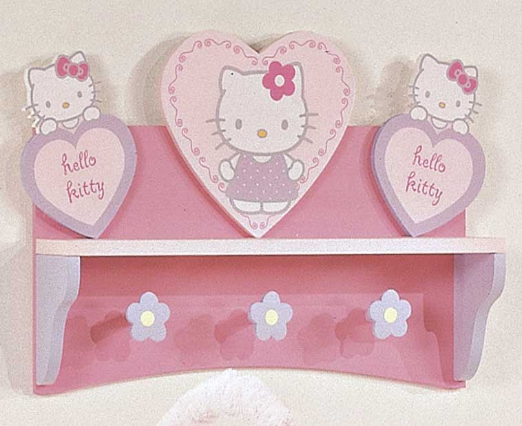 Hello Kitty Wall Shelf Kitty Shaped Decor Shelf For Kids Room CS029 -  Welcome to Esshelf