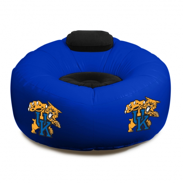 Kentucky Wildcats NCAA College Vinyl Inflatable Chair w/ faux suede