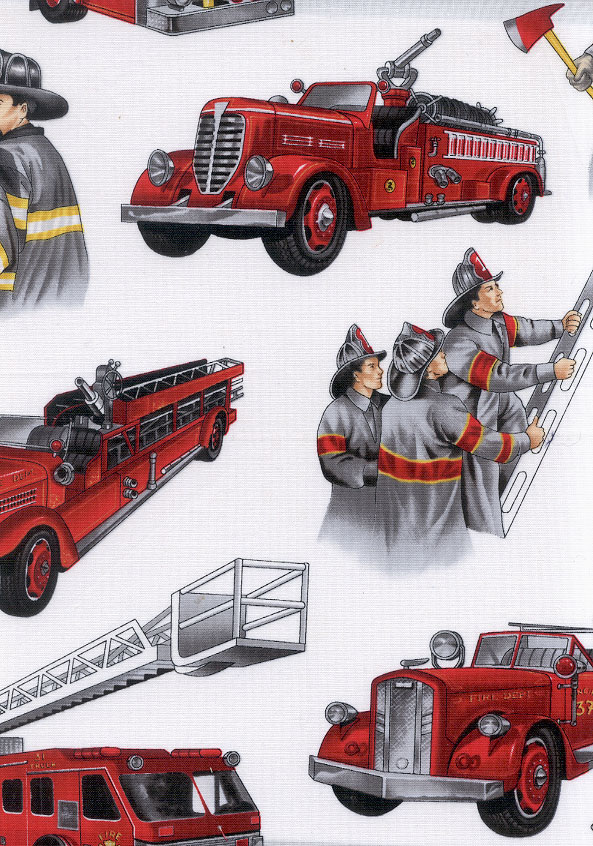 Firefighters Twin Comforter 