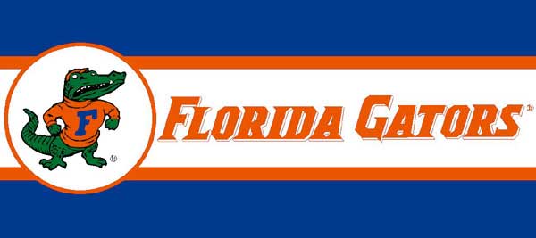 Florida Gators 7 Tall Wallpaper Border