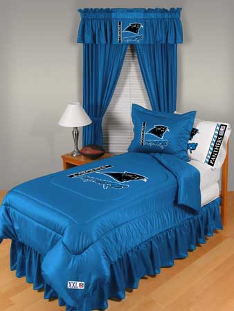 Carolina Panthers Locker Room Comforter Sheet Set