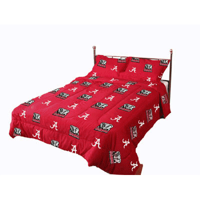 Alabama Crimson Tide 100 Cotton Sateen Full Comforter Set