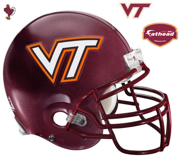 Virginia Tech Helmet Fathead NCAA Wall Graphic