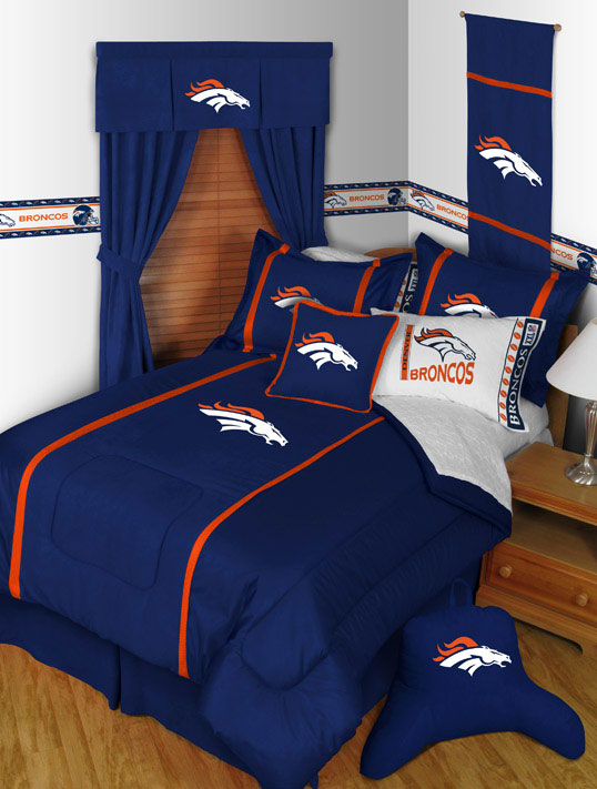 Denver Broncos Mvp Window Drapes