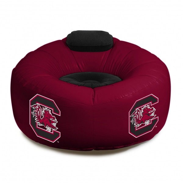 South Carolina Gamecocks NCAA College Vinyl Inflatable Chair w/ faux