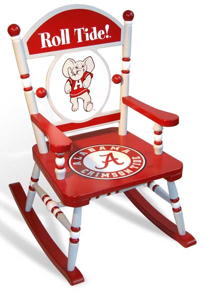 University Of Alabama Team Rocking Chair