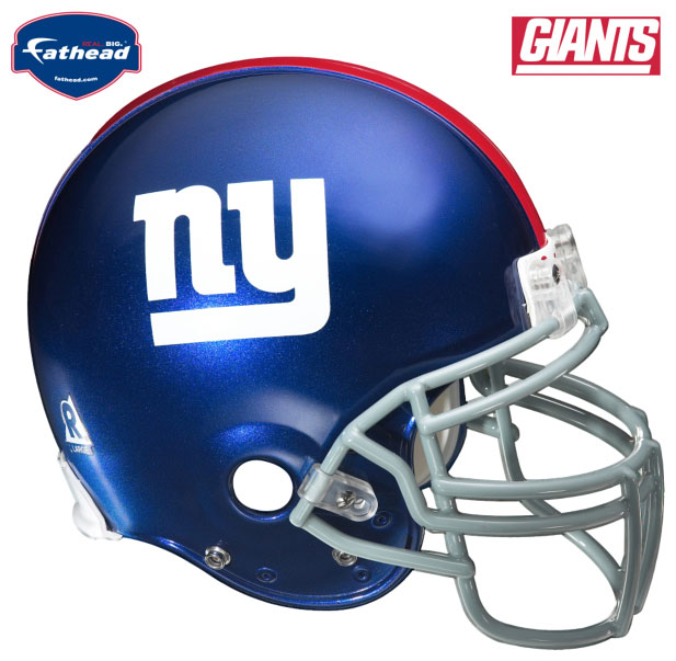 New York Giants Helmet Fathead NFL Wall Graphic