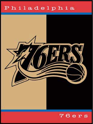 Philadelphia 76ers 60" x 80" All-Star Collection Blanket ...