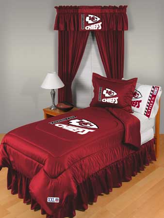 Kansas City Chiefs Locker Room Comforter / Sheet Set