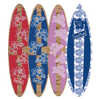 Blue Sea Surfboard Rug Blue Sea Surfboard Rug
