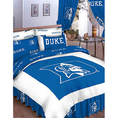 Duke Blue Devils 100 Cotton Sateen Queen Bed In A Bag