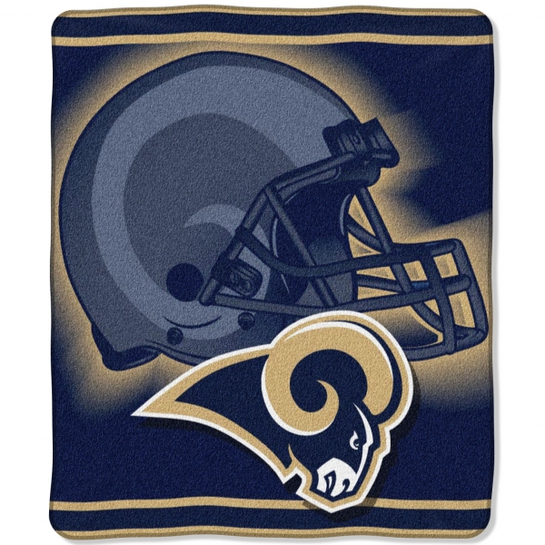 Los Angeles Rams NFL Team Logo Soft Throw 50x60