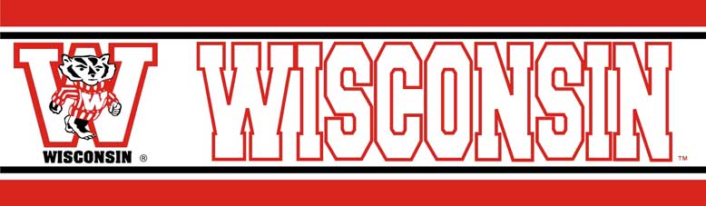 Wisconsin Badgers Wallpaper Border