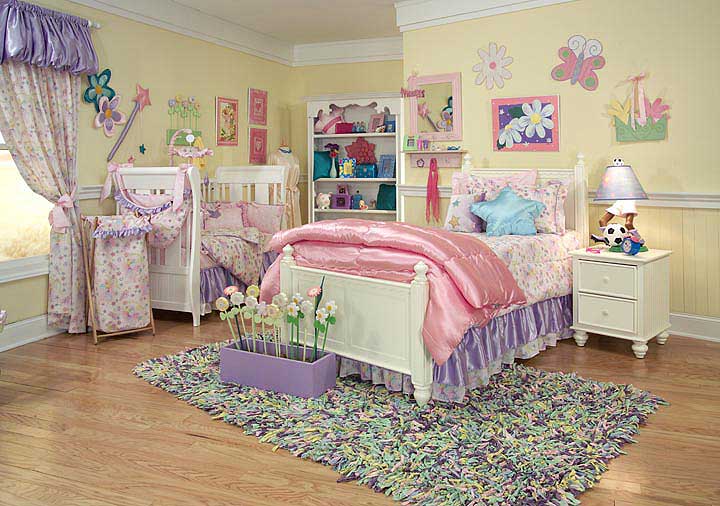 Glitter Fairy Pink Satin Comforter