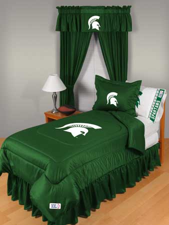 Michigan State Spartans Locker Room Comforter Sheet Set