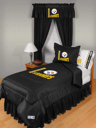 Pittsburgh Steelers Locker Room Comforter Sheet Set