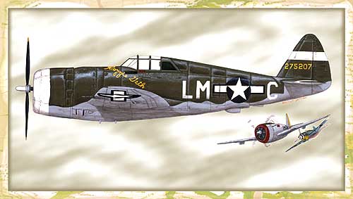 P-47 Thunderbolt - Framed Artwork