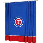 Chicago Cubs MLB Microsuede Shower Curtain