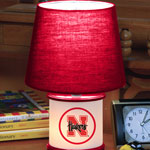 Nebraska Huskers NCAA College Accent Table Lamp