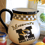 Missouri Tigers NCAA College 14" Gameday Ceramic Chip and Dip Platter