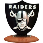 Oakland Raiders NFL Logo Figurine