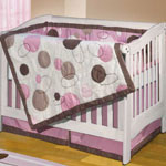 Oh BeBe Girl 4 Piece Crib Quilt Set