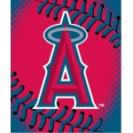 Los Angeles Angels MLB "Tie Dye" 60" x 80" Super Plush Throw