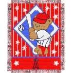 Los Angeles Angels MLB Baby 36"x 46" Triple Woven Jacquard Throw