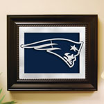 New England Patriots NFL Laser Cut Framed Logo Wall Art