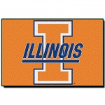 Illinois Fighting Illini NCAA College 39" x 59" Acrylic Tufted Rug
