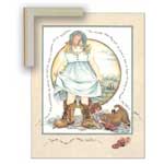 Daddy's Boots (Girl) - Framed Print