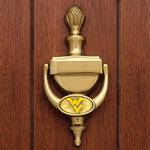 West Virginia Mountaineers NCAA College Brass Door Knocker