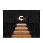 San Francisco Giants MLB Microsuede Window Drapes