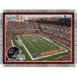 Chicago Bears Stadium NFL "Stadium" 48" x 60" Tapestry Throw
