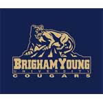 Brigham Young Cougars BYU 60" x 50" Classic Collection Blanket / Throw