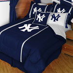 New York Yankees MLB Sidelines Comforter / Sheet Set