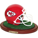 Kansas City Chiefs NFL Football Helmet Figurine