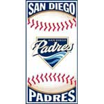 San Diego Padres Centerfield Beach Towel
