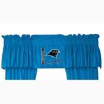 Carolina Panthers Locker Room Window Valance