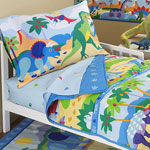 Olive Kids Dinosaurland Toddler Sheet Set