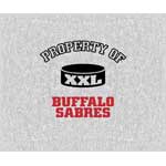 Buffalo Sabres 58" x 48" "Property Of" Blanket / Throw