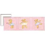 Twinkle Toes Triptych - Contemporary mount print with beveled edge