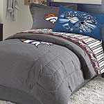 Denver Broncos NFL Team Denim Pillow Sham