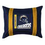 San Diego Chargers Side Lines Pillow Sham