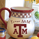 Texas A&M Aggies NCAA College 14" Gameday Ceramic Chip and Dip Platter